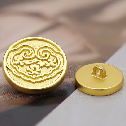 Chinese-Style Wukong's Tightening Spell Metal Button 10pcs