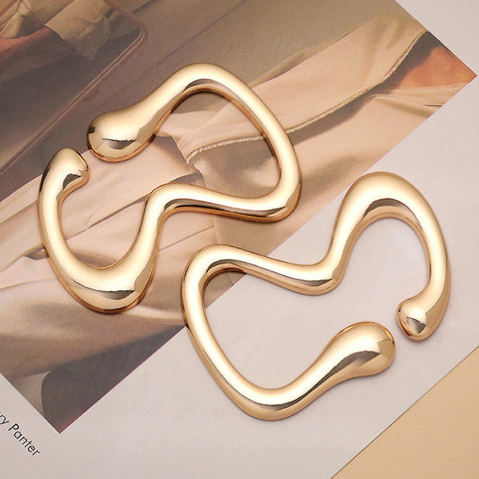 Gold-Plated Zinc Alloy Belt Decorative Adjustable Buckle 3pcs