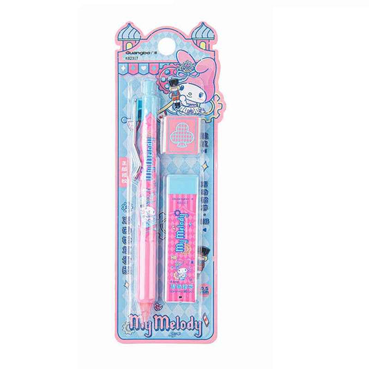 Sanrio My Melody Mechanical Pencil Set HB – Eraser & Lead Refills