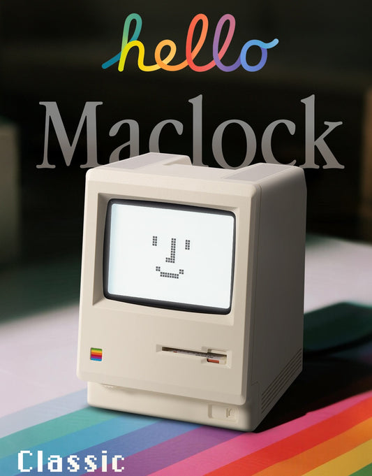 Maclock Retro Macintosh-Style Alarm Clock