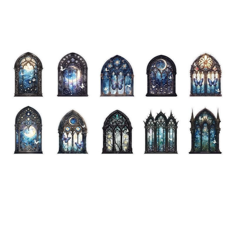 60PCS Manor Mysteries PET Sticker Set