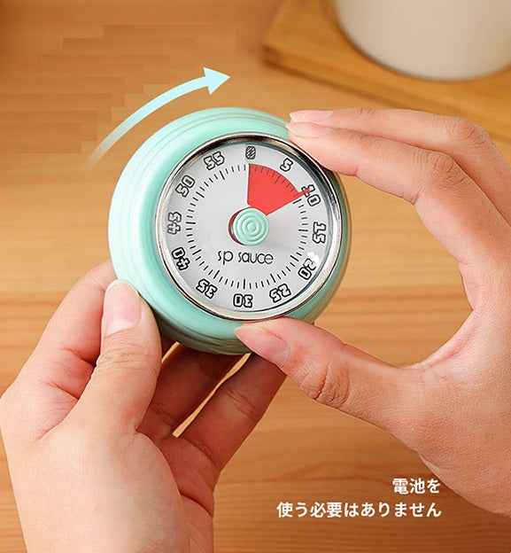 SP SAUCE Metal Mechanical Timer 60-Minute – Magnetic