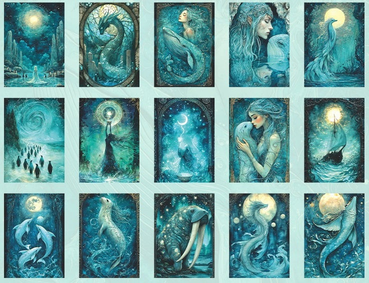 Mermaid Diary Scrapbook Paper Set - 180 Sheets