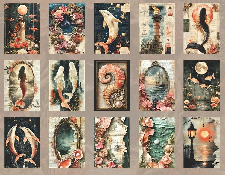 Mermaid Diary Scrapbook Paper Set - 180 Sheets