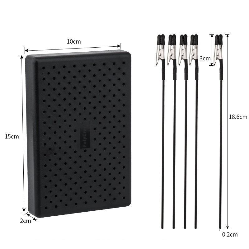Model Painting Clips with Stand 5-Pack | Gunpla Tools Black