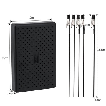 Model Painting Clips with Stand 5-Pack | Gunpla Tools Black