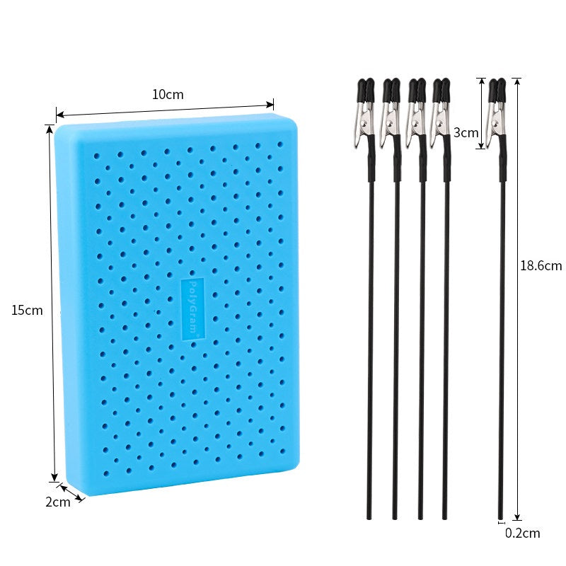 Model Painting Clips with Stand 5-Pack | Gunpla Tools Blue