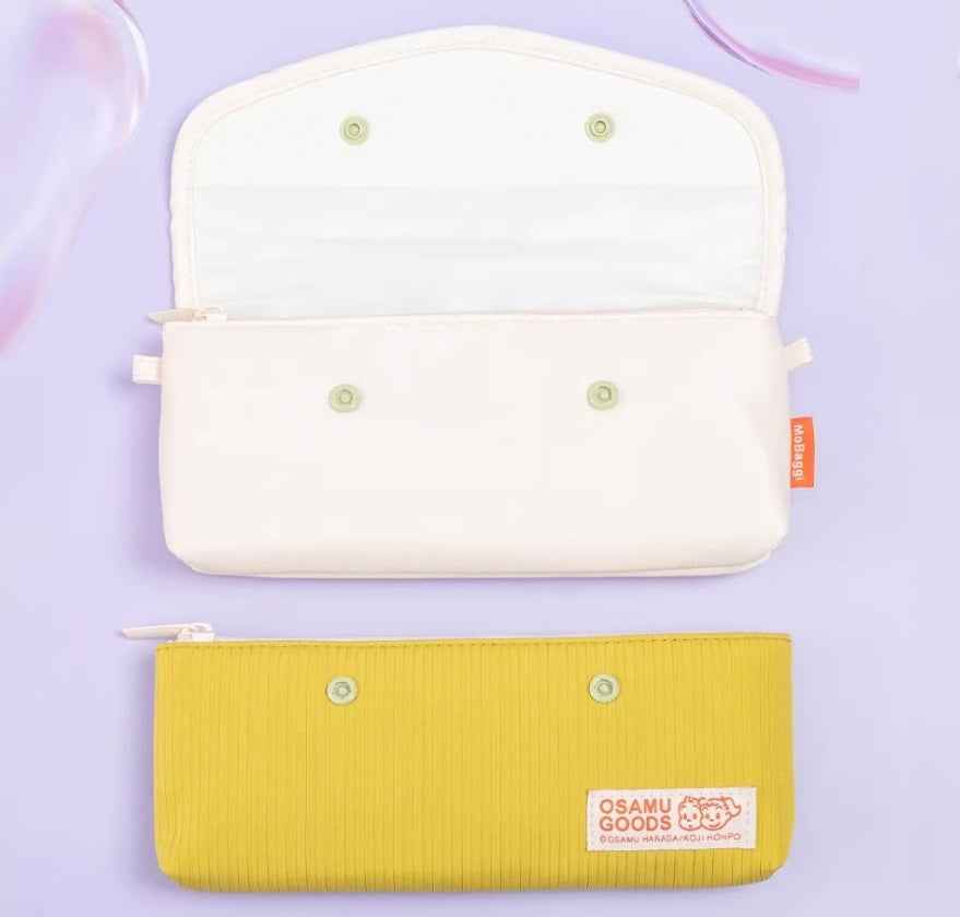 M&G Mobaggi Color-Block Snap Button Pencil Case 2in1 Detachable