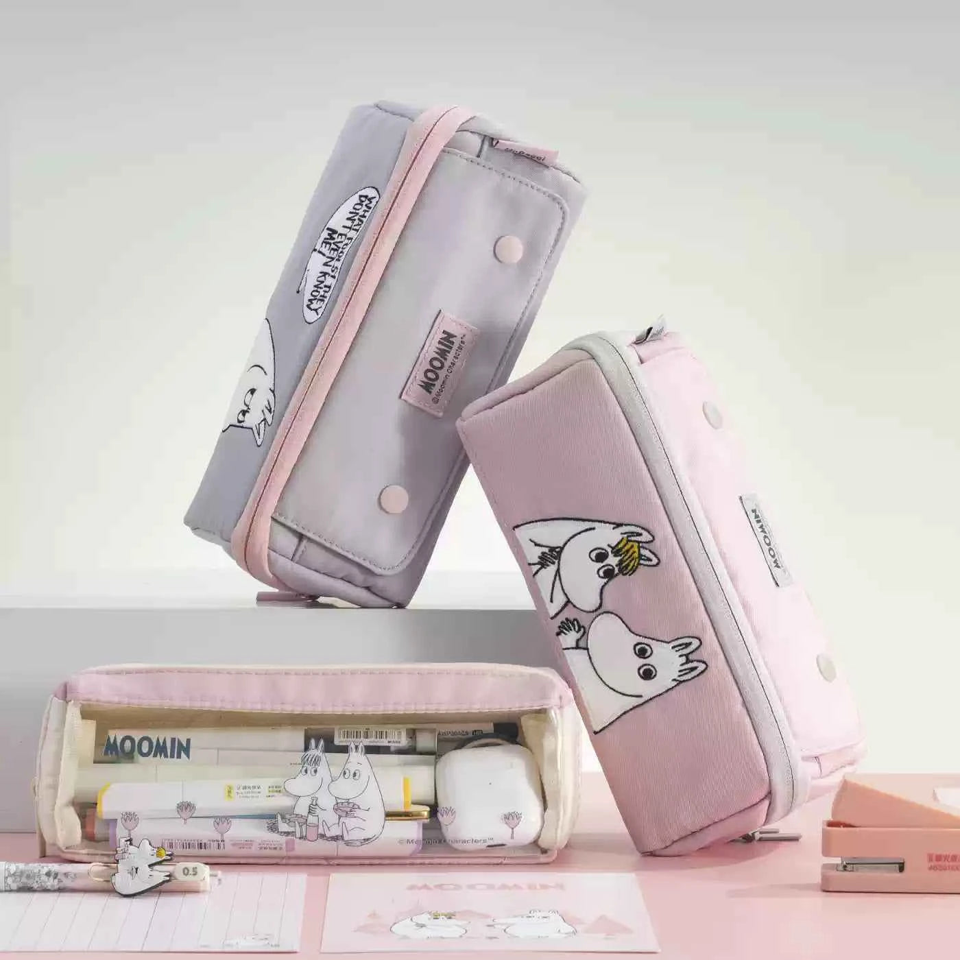 M&G × Moomin Pencil Case Stationery Bag