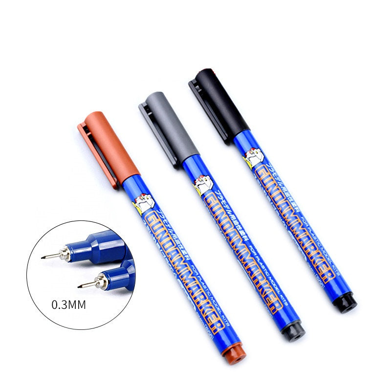 Mr. Hobby Gundam Panel Line Marker Pen – 3-Color Set