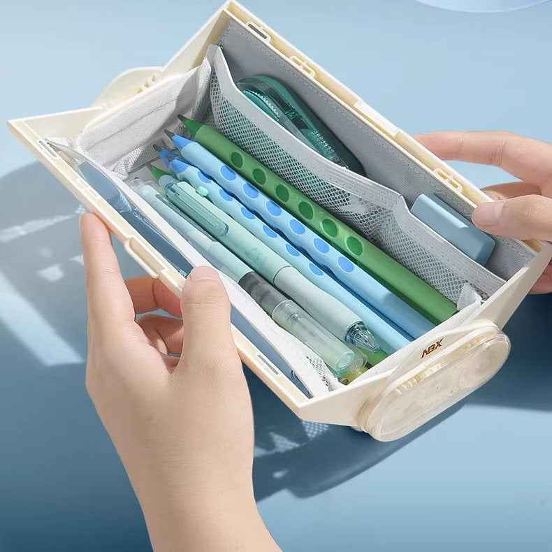 NBX Gear Pudding Zipperless Pencil Case Stationery Storage for School