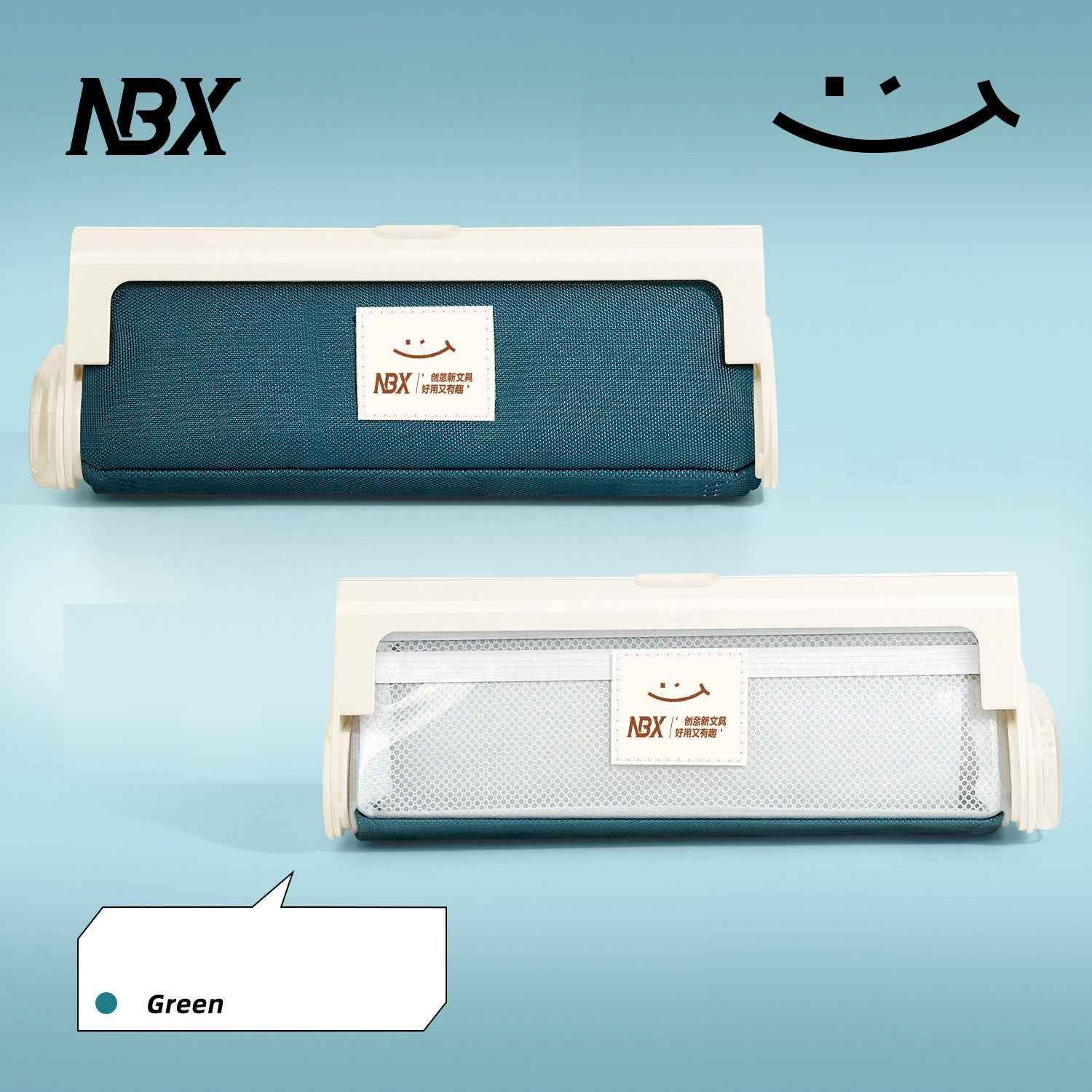 NBX Gear Pudding Zipperless Pencil Case Stationery Storage for School