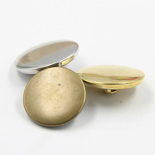 15-30mm Round Metal Vintage Decorative Buttons 90 Pack