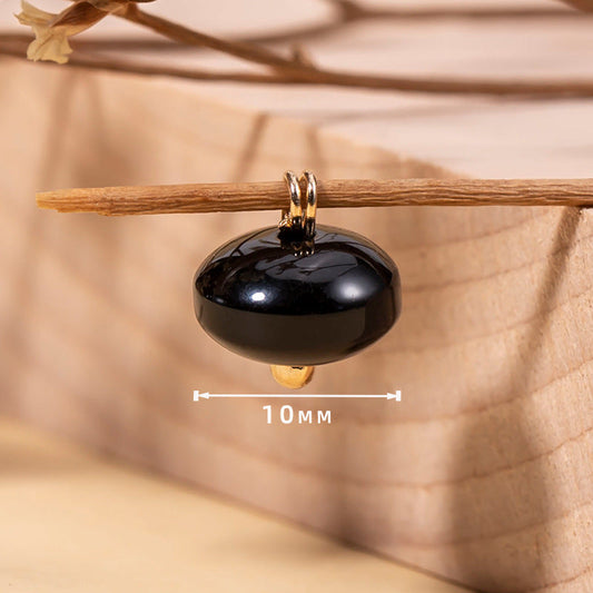 Chinese Resin Oblong Bead Button for Cheongsam Hanfu 60 Pack