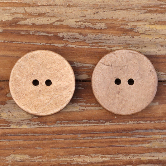 36L Thickened Natural Coconut Shell Two-Hole Buttons 100pcs