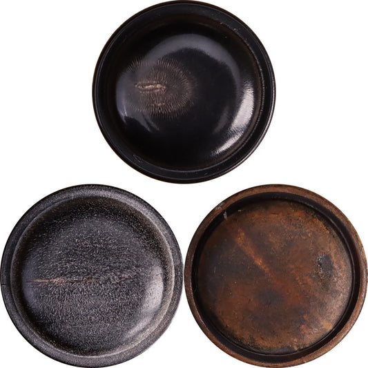 High-Cap Genuine Horn Blind Coat Buttons -15 Pack (3 Sizes)