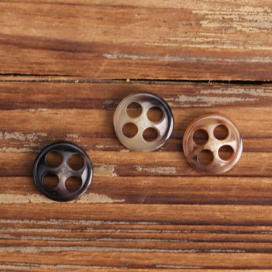 11.5mm Large-Eyelet Urea Buttons 36 Pack (3 Colors)