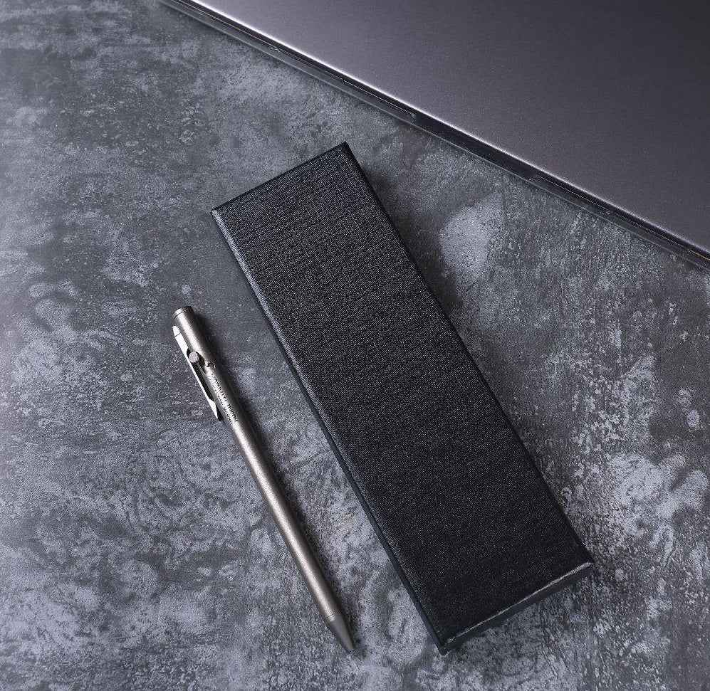 NOSKO Pure Titanium Bolt Action Tactical Gel Pen