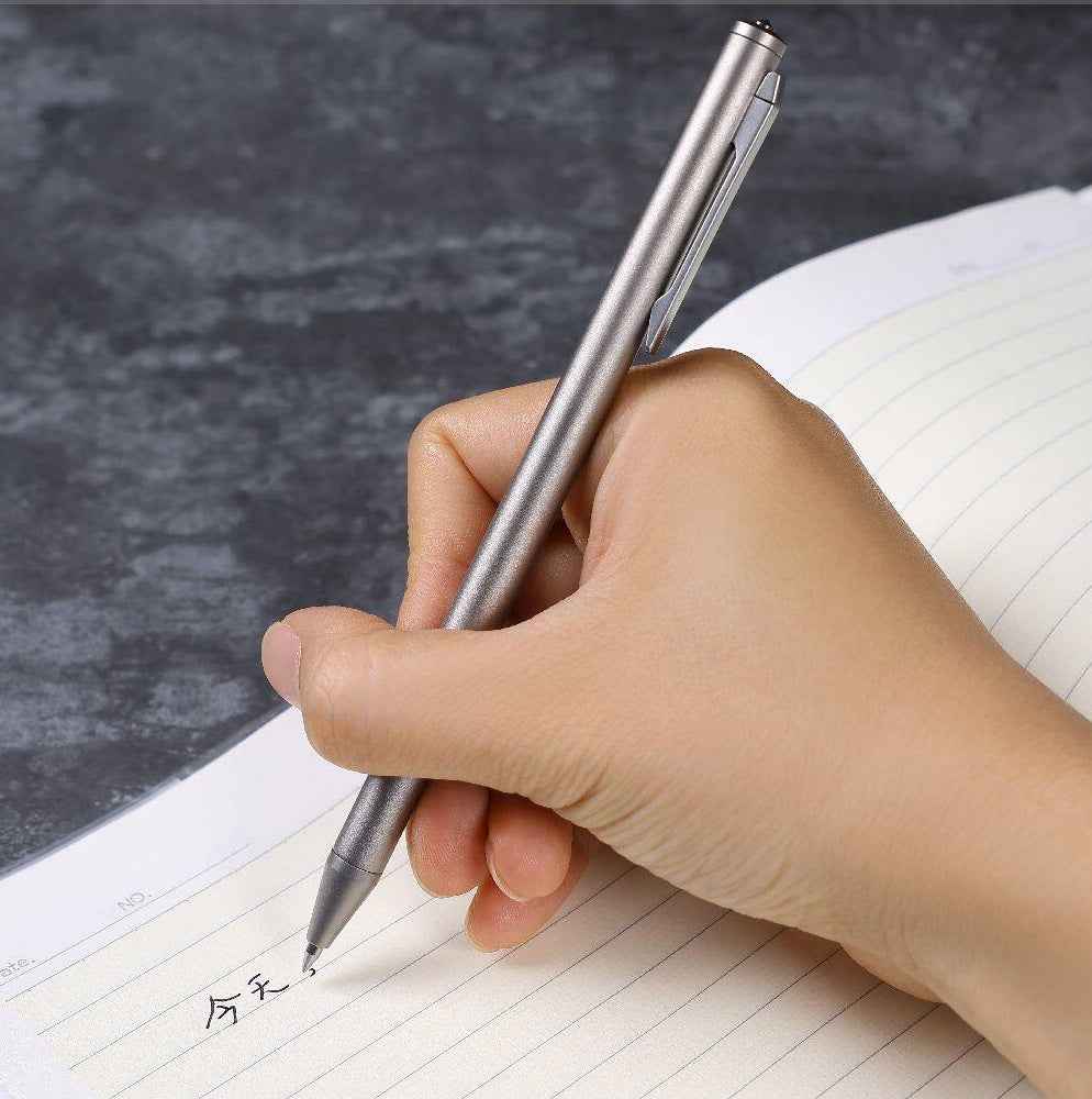 NOSKO Pure Titanium Bolt Action Tactical Gel Pen