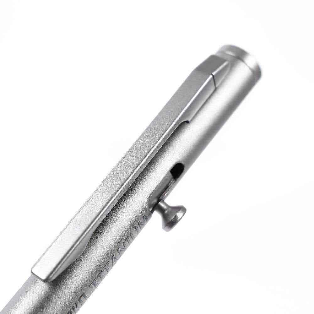 NOSKO Pure Titanium Bolt Action Tactical Gel Pen