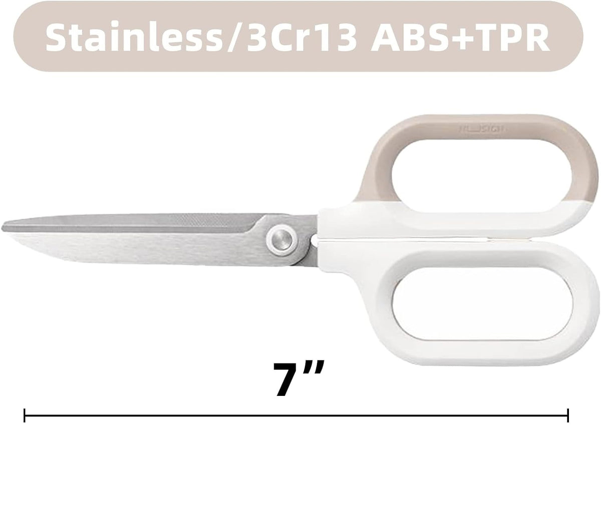 Nusign Scissors DELI NUSIGN 7 INCH Multipurpose Scissor,2 Pack
