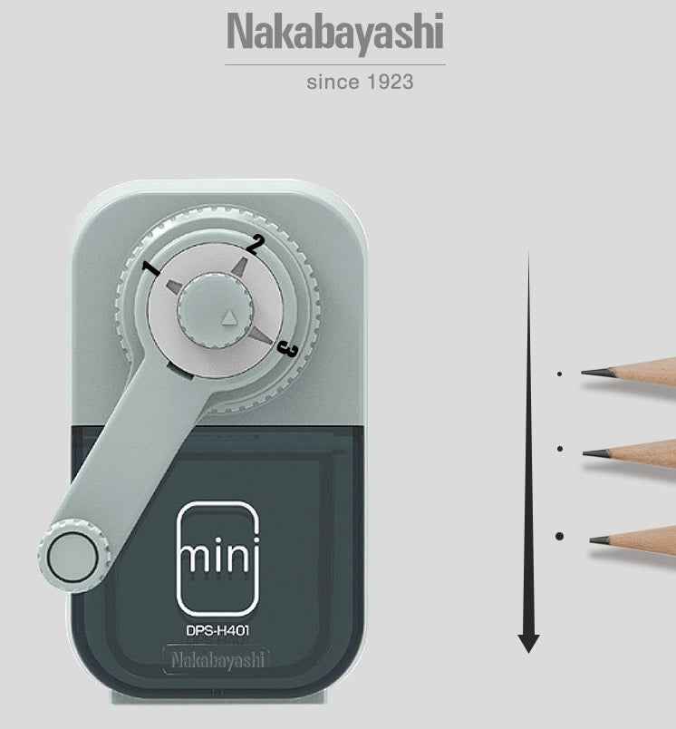 Nakabayashi Mini Manual Pencil Sharpener DPS-H401