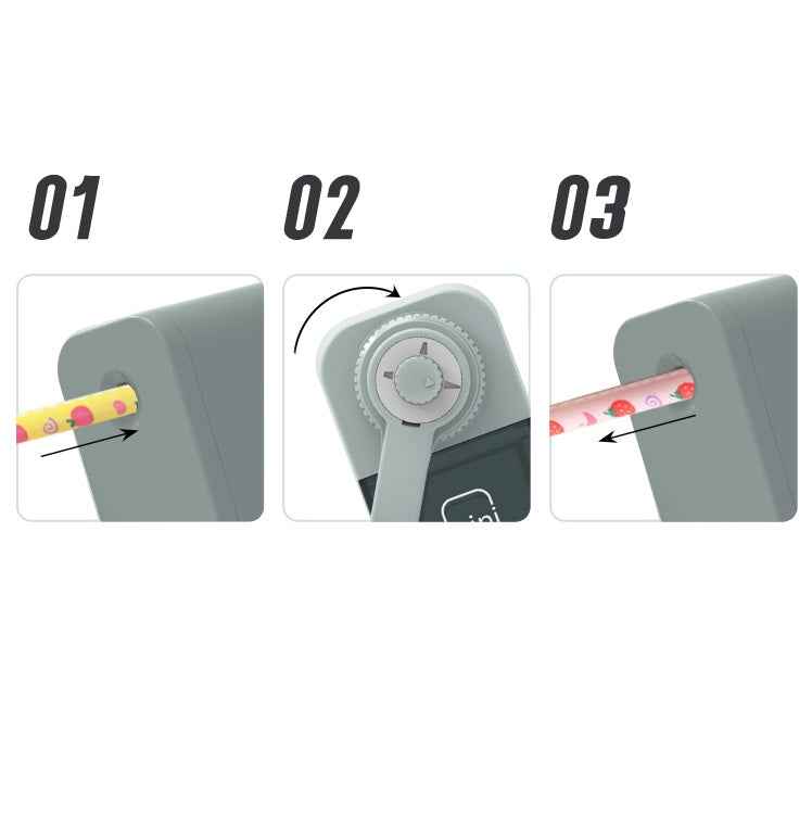Nakabayashi Mini Manual Pencil Sharpener DPS-H401