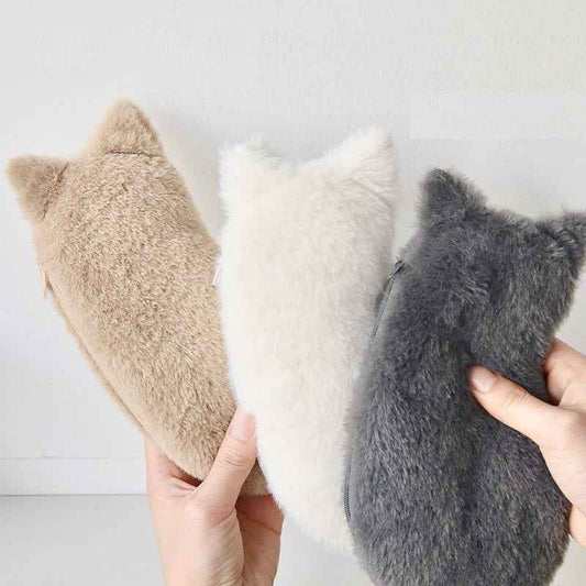 Nakabayashi Nekonose Cat-Shaped Pencil Case Pouch