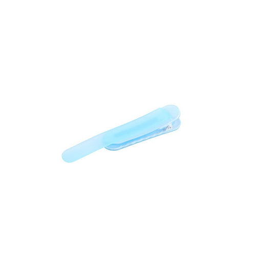 Marcador de página Nakabayashi PATAP Flip-Clip | Silicona y acero | Blanco / Azul / Amarillo