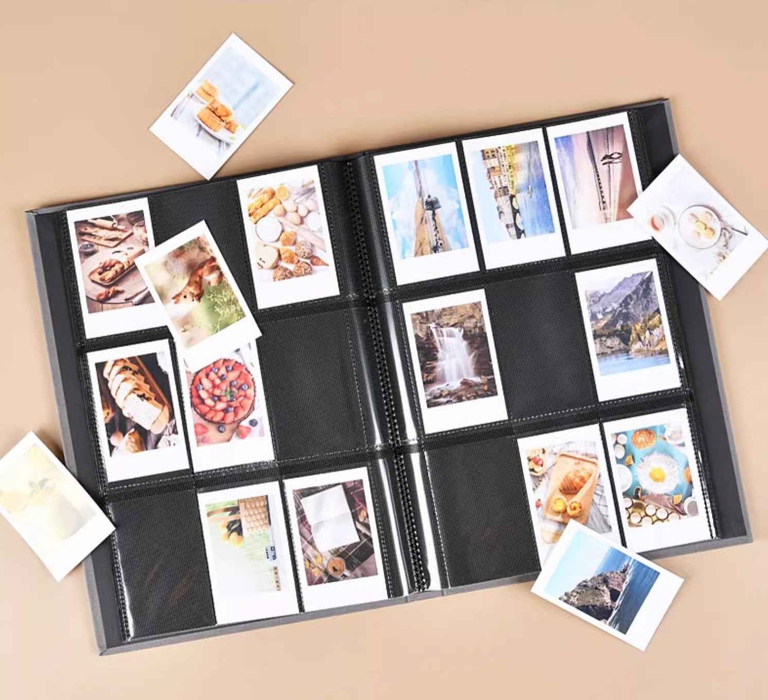 Nakabayashi Polaroid 9‑Grid Photo Album – Holds 54×86 mm 252 Photos