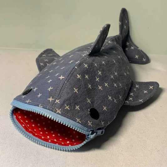 Boys Shark Stationery Pencil Case Pen Bag for School