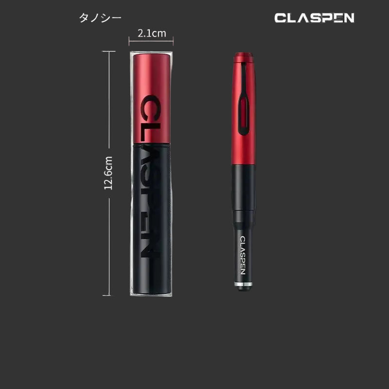 TANOOCI CLASPEN Premium Magnetic Gel Pen | 0.5mm Black Ink | Metal Body Red Black