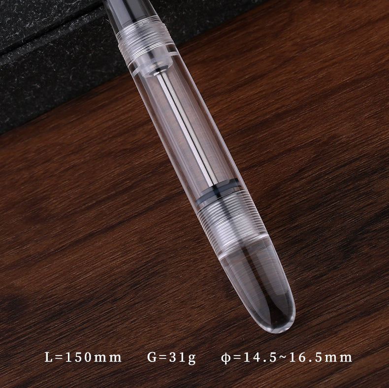Majohn C4 Eyedropper Fountain Pen Transparent Acrylic with Box