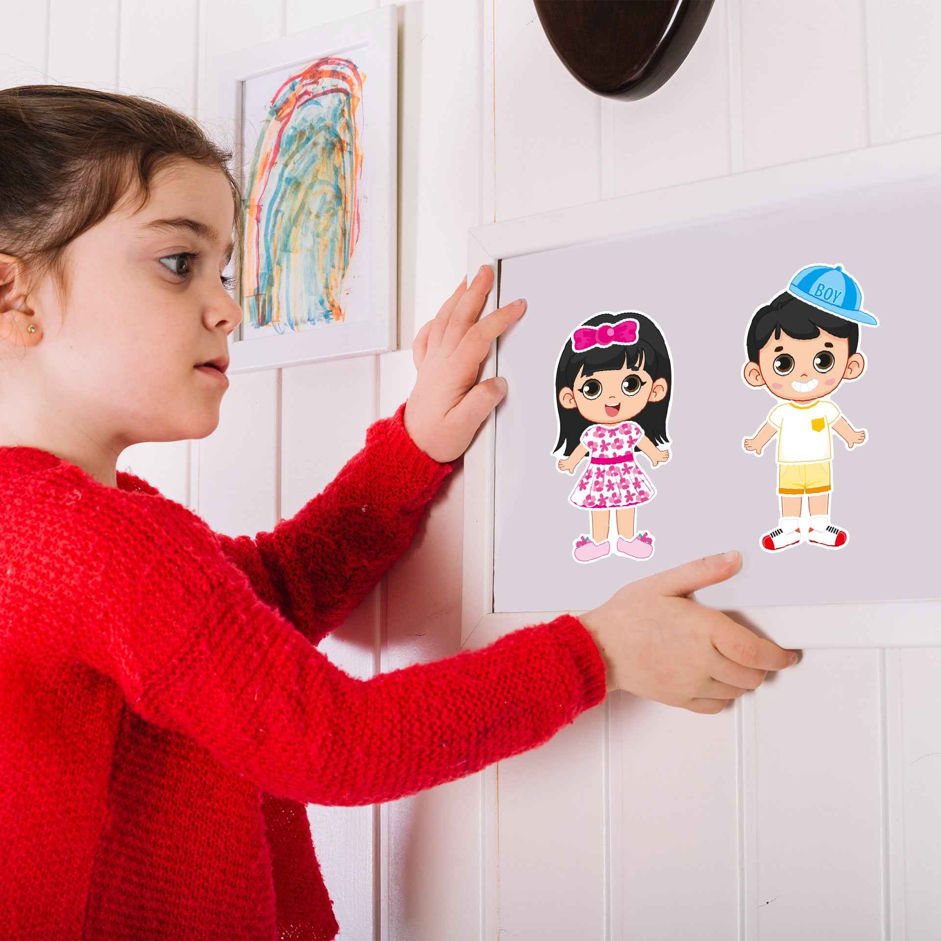 Make a Face Boys and Girls Stickers for Kids 24 Sheets