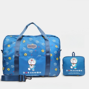 Borsa da viaggio pieghevole Doraemon cartone animato giapponese