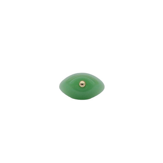 15mm Chinese Jade Green Ingot Resin Metal Shank Button 20pcs Green