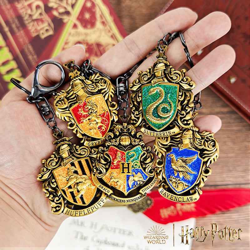 Harry Potter Zinc Alloy Badge Keychain