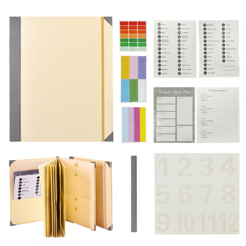 In Case Go Missing Binder Viral TikTok Folio - TTpen