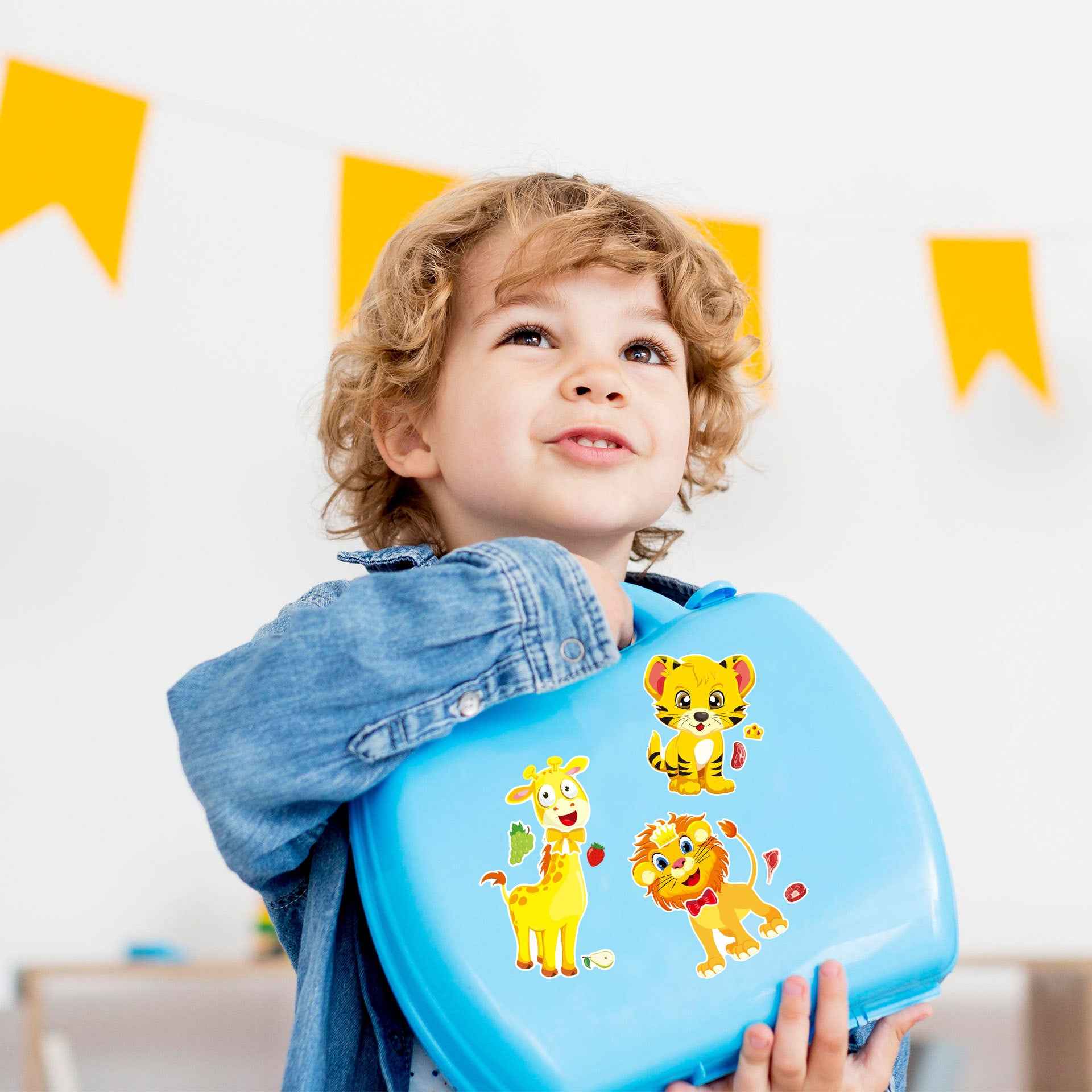 Make a Face Unicorn Dino Tiger DIY Stickers for Kids 24 Sheets