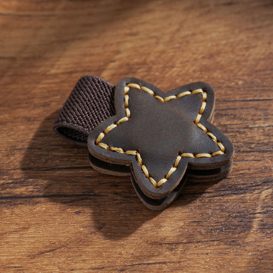 2 kpl Tähti Magneettiset Nahkaiset Kirjanmerkkiklipit