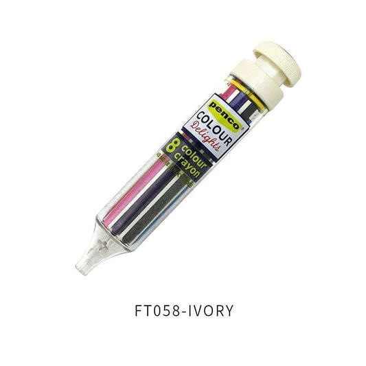 Penco 8 Colour Crayon FT-058