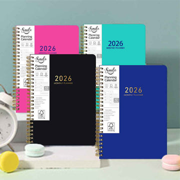 2026 Weekly and Monthly Planner Calendar A5