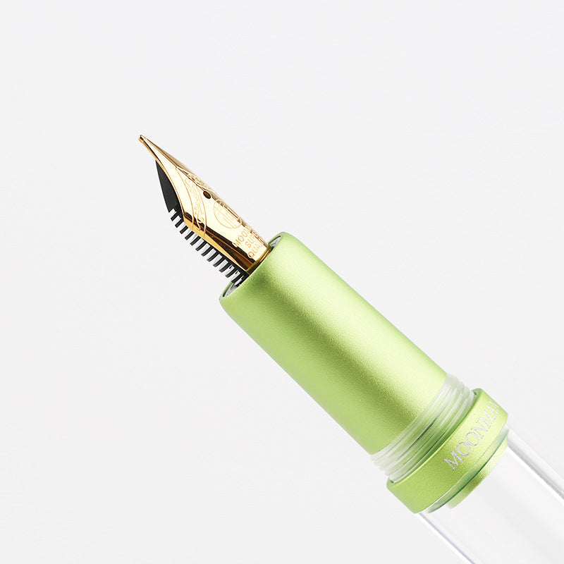 MAJOHN M2 Plus Metallic Transparent Eye Dropper Filling Fountain Pen