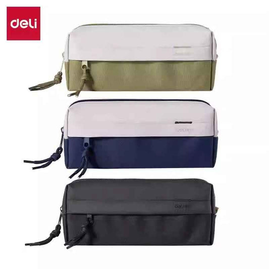 DELI Triangle Multi-Use Pencil Case Stationery Organizer