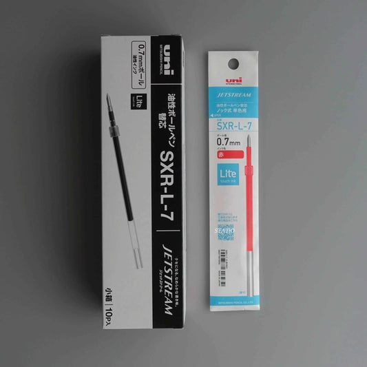 Uni Jetstream SXR-L-7 Lite Touch Ink Pen Refill 0.7mm 10 Pack