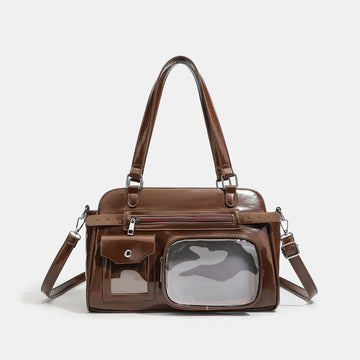 Transparent Motorcycle Ita Bag | Anime 10cm Doll Crossbody Shoulder Bag