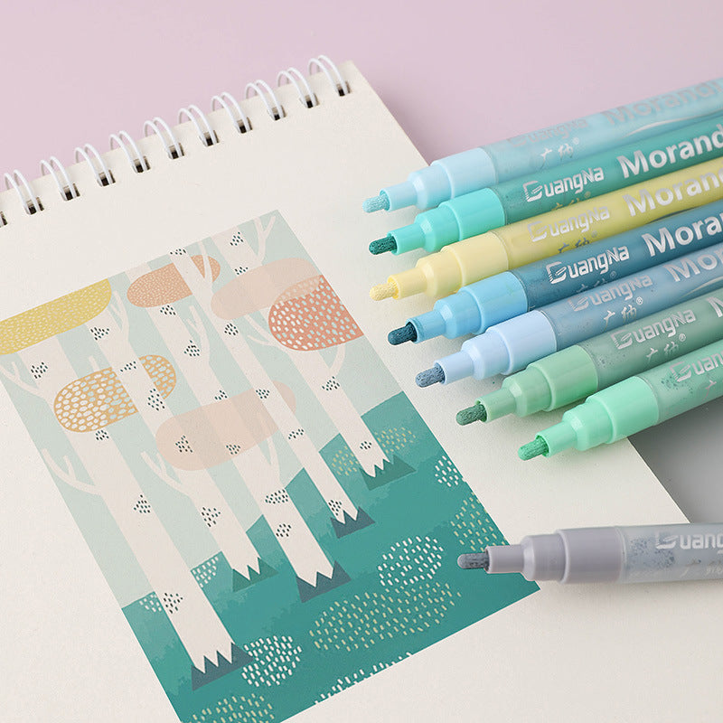 Guangna Morandi Acrylic Paint Pens Fine Tip (1-2mm) 36 Colors - TTpen
