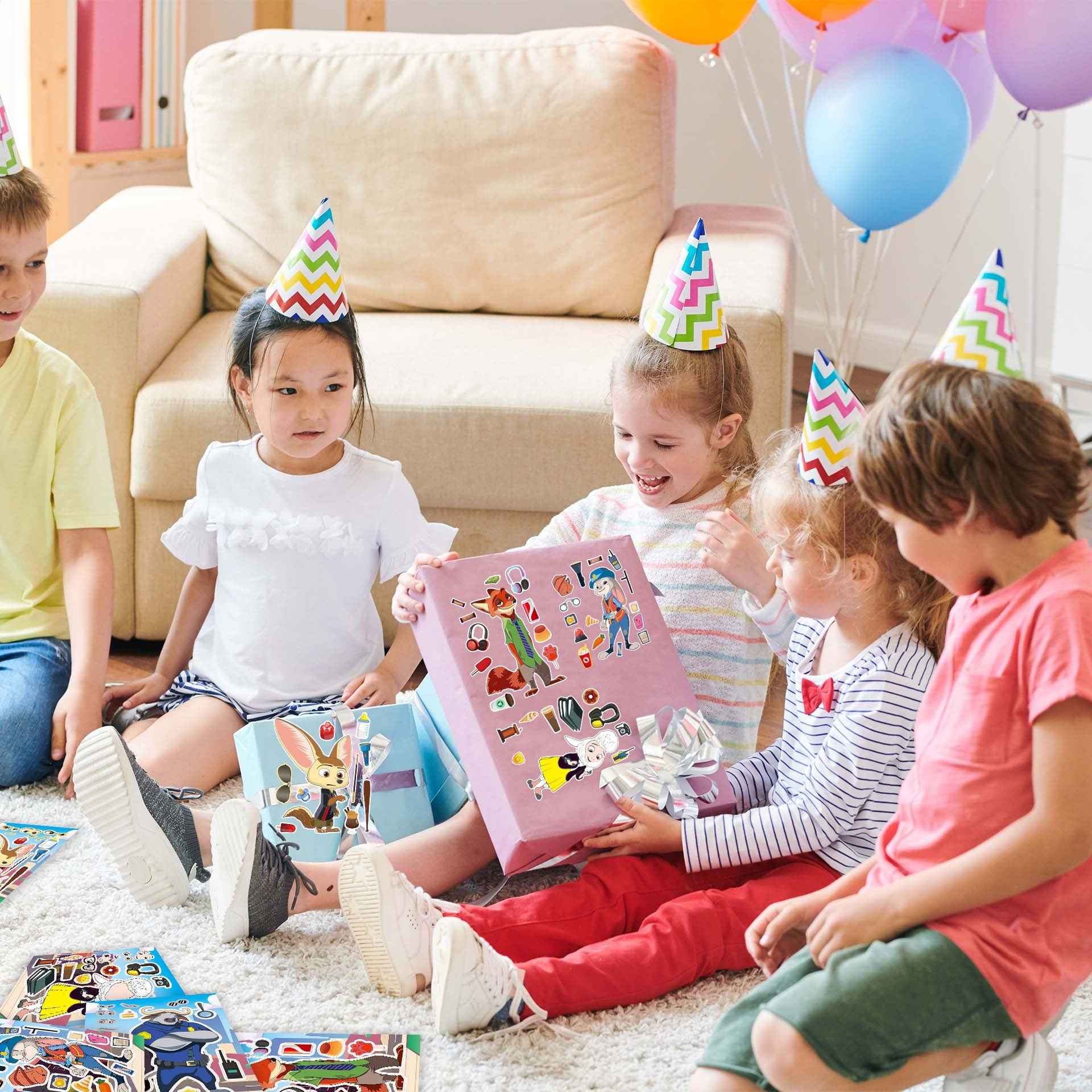 Make a Face Zootopia Stickers for Kids 24 Sheets