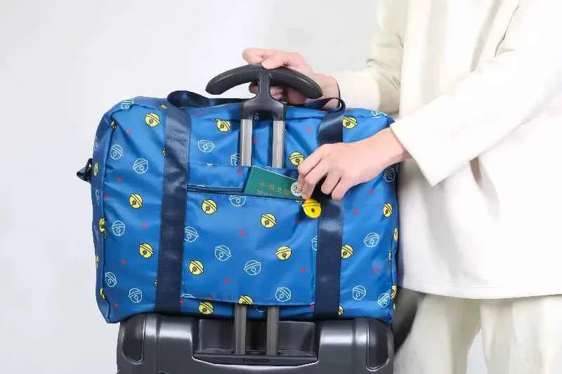 Japanese Cartoon Doraemon Foldable Travel Bag