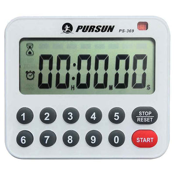 PURSUN Digital Kitchen Timer 10 Key for Cooking,Exercise,Games
